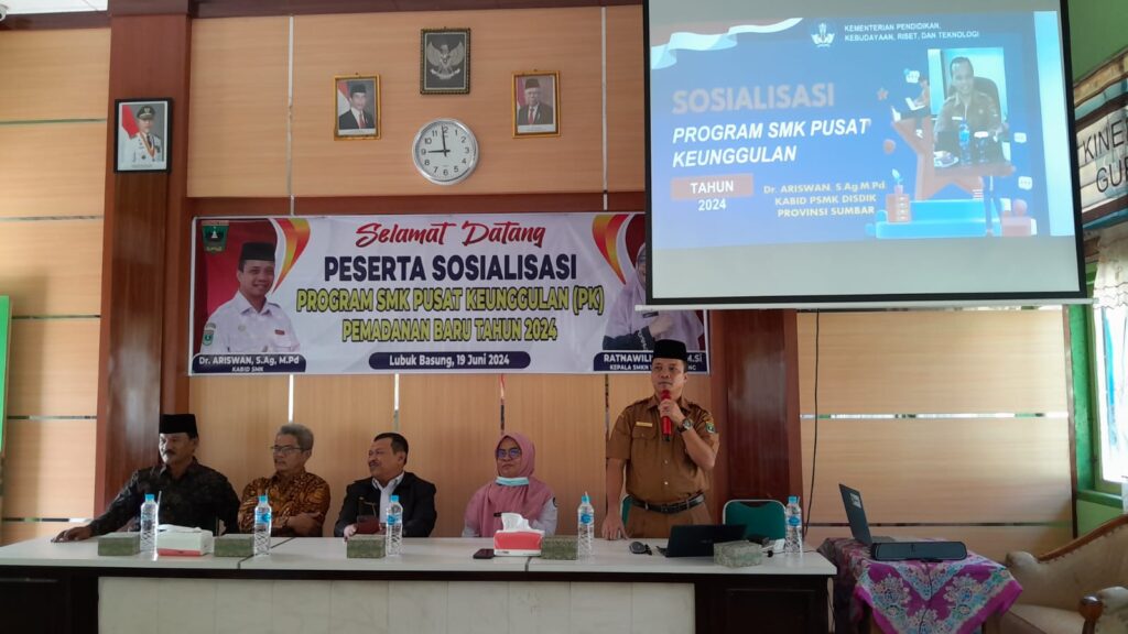 Sosialisasi Program SMK PK Pemadanan Tahun 2024