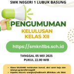 Pengumuman Kelulusan Siswa Kelas XII TP. 2024/2025