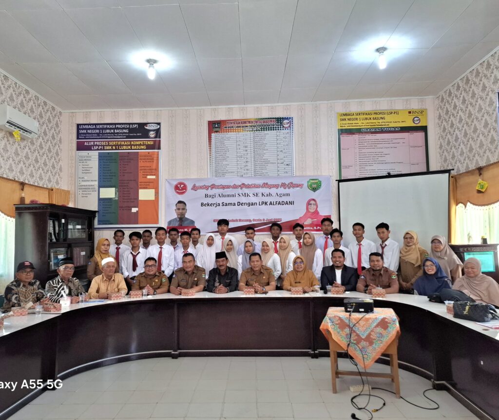 Launching Pelatihan dan Persiapan Magang ke Jepang bagi alumni SMK se Kabupaten Agam